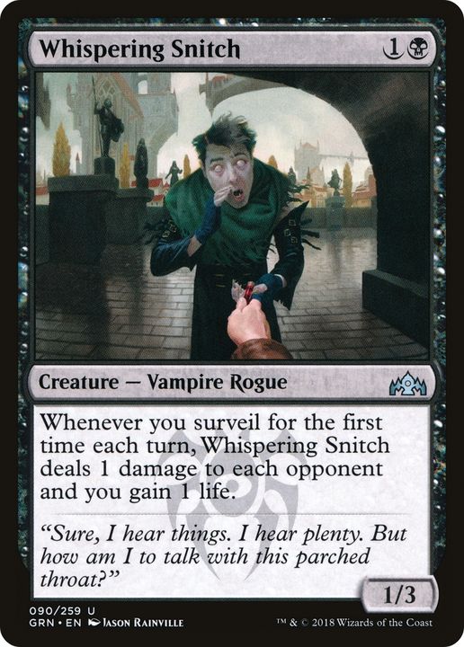 Whispering Snitch in the group Magic the Gathering / Sets / Guilds of Ravnica at Proxyprinters.com (91453)