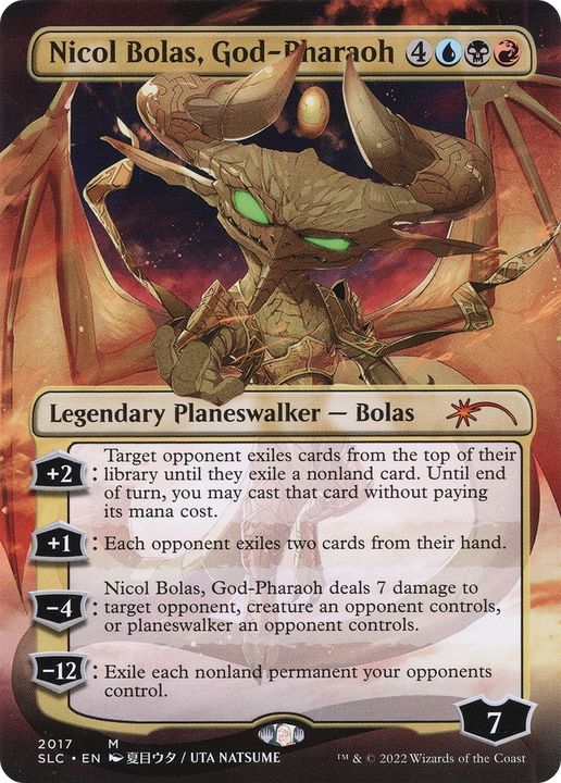 Nicol Bolas, God-Pharaoh in the group Magic the Gathering / Types / Colors / Multicolors / B, R, U at Proxyprinters.com (91464)