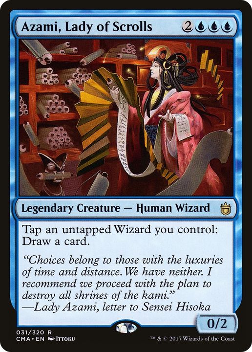 Azami, Lady of Scrolls in the group Magic the Gathering / Types / Creatures / Wizard at Proxyprinters.com (91469)