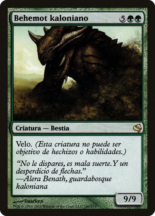 Kalonian Behemoth in the group Magic the Gathering / Sets / Salvat 2011 at Proxyprinters.com (91478)