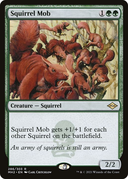 Squirrel Mob in the group Magic the Gathering / Types / Colors / Green at Proxyprinters.com (91492)