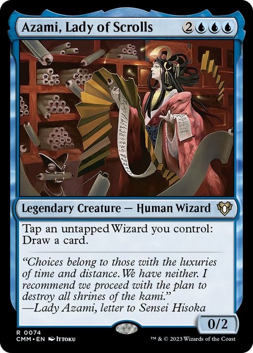 Azami, Lady of Scrolls in the group Magic the Gathering / Types / Creatures / Wizard at Proxyprinters.com (91505)