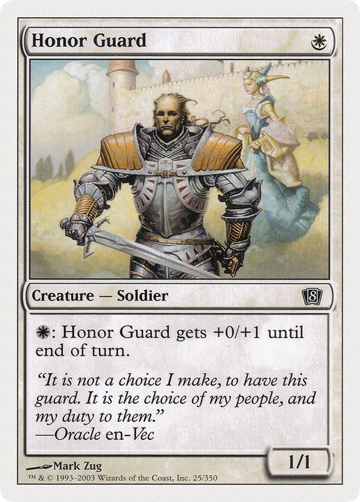 Honor Guard in the group Magic the Gathering / Types / Colors / White at Proxyprinters.com (91514)