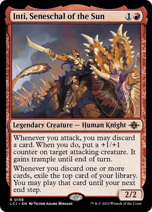 Inti, Seneschal of the Sun in the group Magic the Gathering / Types / Colors / Red at Proxyprinters.com (91516)