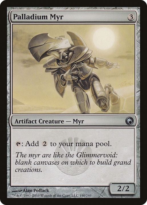 Palladium Myr in the group Magic the Gathering / Sets / Scars of Mirrodin at Proxyprinters.com (9152)