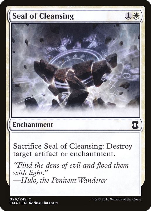 Seal of Cleansing in the group Magic the Gathering / Types / Enchantment / Enchantment at Proxyprinters.com (91523)