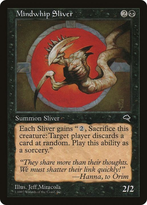 Mindwhip Sliver in the group Magic the Gathering / Sets / Tempest at Proxyprinters.com (91555)