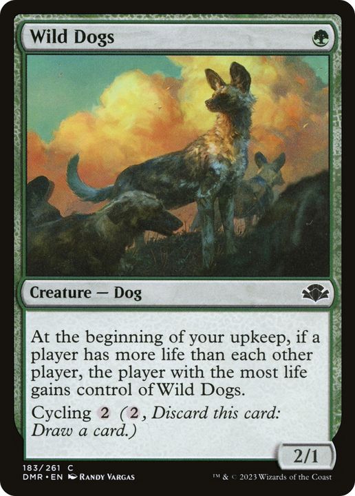 Wild Dogs in the group Magic the Gathering / Types / Colors / Green at Proxyprinters.com (91567)