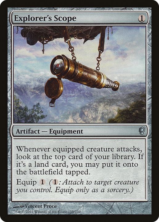 Explorer's Scope in the group Magic the Gathering / Types / Artifacts / Artifact at Proxyprinters.com (91571)