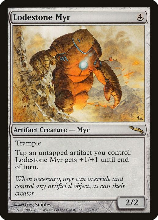 Lodestone Myr in the group Magic the Gathering / Types / Colors / Colorless at Proxyprinters.com (91576)