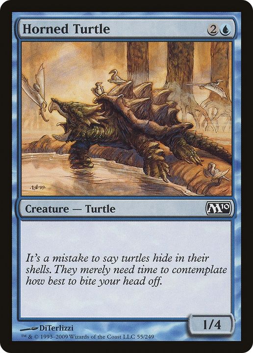 Horned Turtle in the group Magic the Gathering / Sets / Magic 2011 at Proxyprinters.com (91577)