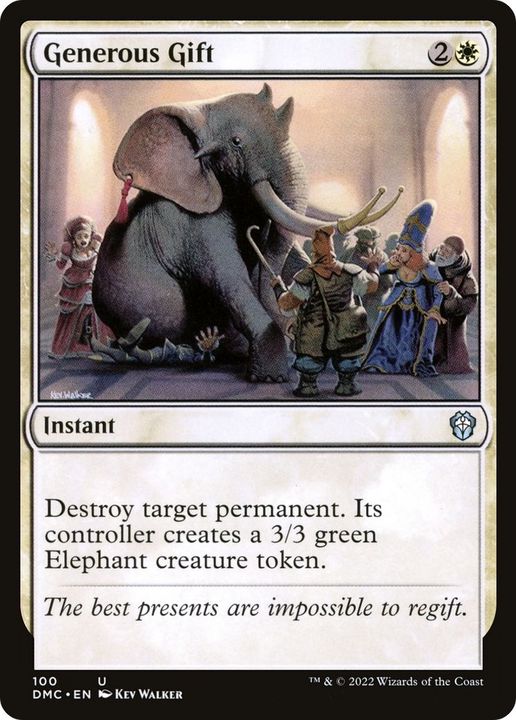 Generous Gift in the group Magic the Gathering / Types / Colors / White at Proxyprinters.com (9159)