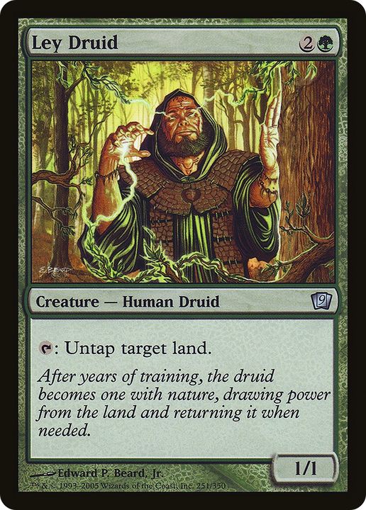 Ley Druid in the group Magic the Gathering / Types / Colors / Green at Proxyprinters.com (91607)