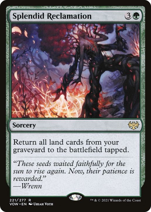 Splendid Reclamation in the group Magic the Gathering / Types / Colors / Green at Proxyprinters.com (91633)