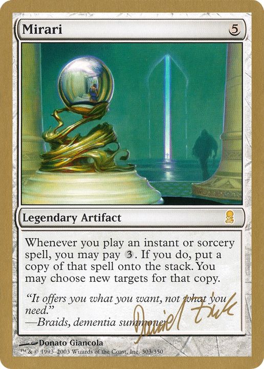 Mirari in the group Magic the Gathering / Types / Artifacts / Legendary Artifact at Proxyprinters.com (91636)