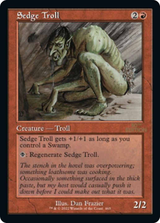 Sedge Troll in the group Magic the Gathering / Types / Colors / Red at Proxyprinters.com (91638)