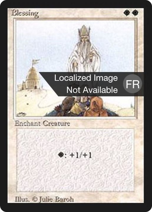 Blessing in the group Magic the Gathering / Types / Colors / White at Proxyprinters.com (91642)