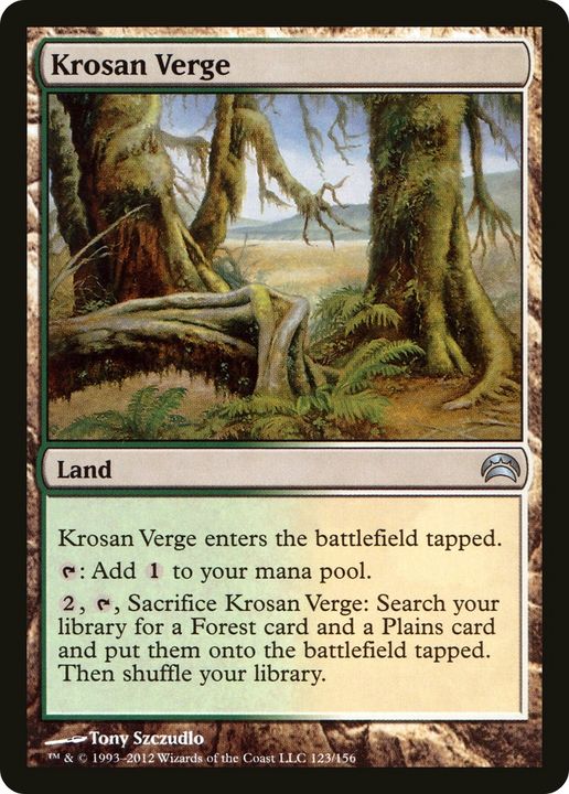 Krosan Verge in the group Magic the Gathering / Types / Colors / Colorless at Proxyprinters.com (91647)