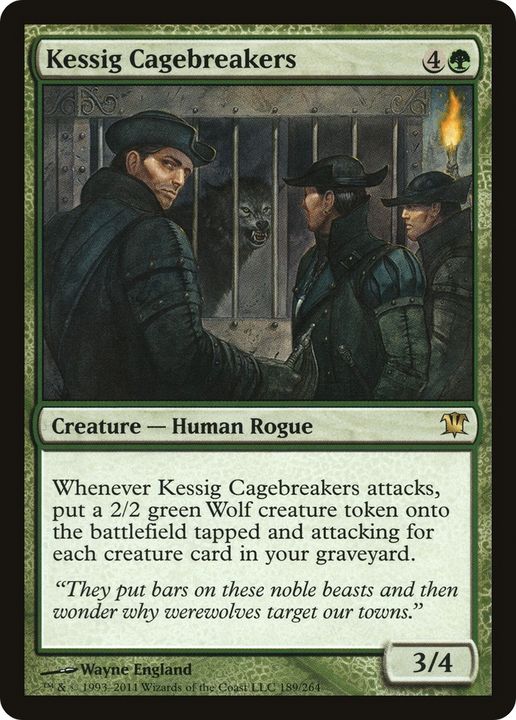 Kessig Cagebreakers in the group Magic the Gathering / Types / Colors / Green at Proxyprinters.com (91649)