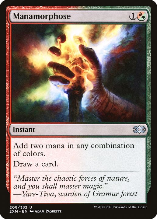 Manamorphose in the group Magic the Gathering / Types / Colors / Multicolors / G, R at Proxyprinters.com (91683)