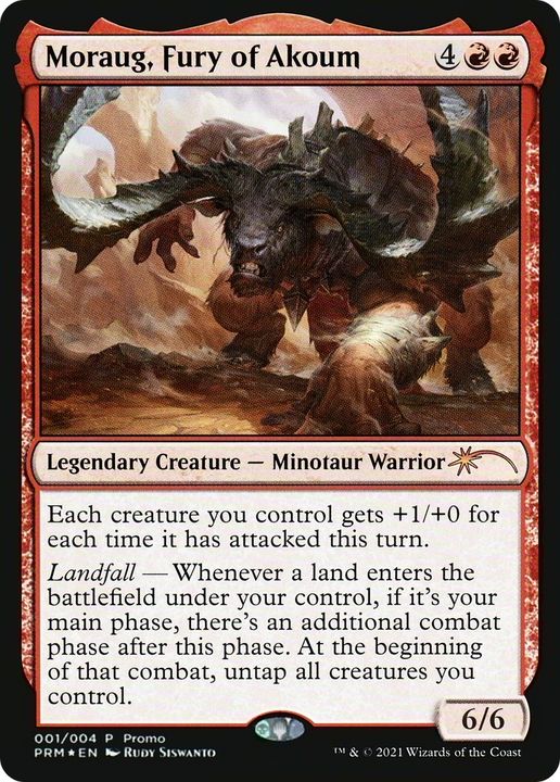 Moraug, Fury of Akoum in the group Magic the Gathering / Types / Creatures / Warrior at Proxyprinters.com (91702)