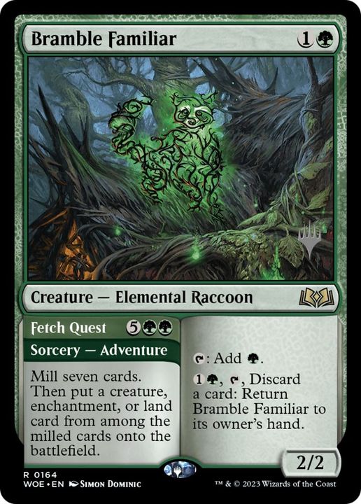 Bramble Familiar // Fetch Quest in the group Singles at Proxyprinters.com (9171)