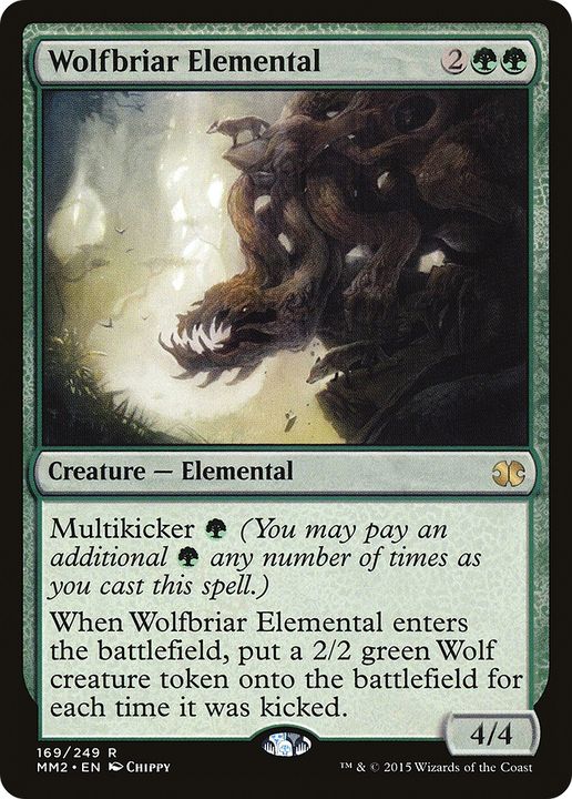 Wolfbriar Elemental in the group Magic the Gathering / Types / Colors / Green at Proxyprinters.com (91717)