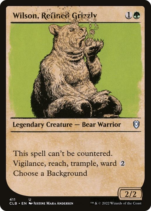 Wilson, Refined Grizzly in the group Magic the Gathering / Types / Creatures / Warrior at Proxyprinters.com (91793)