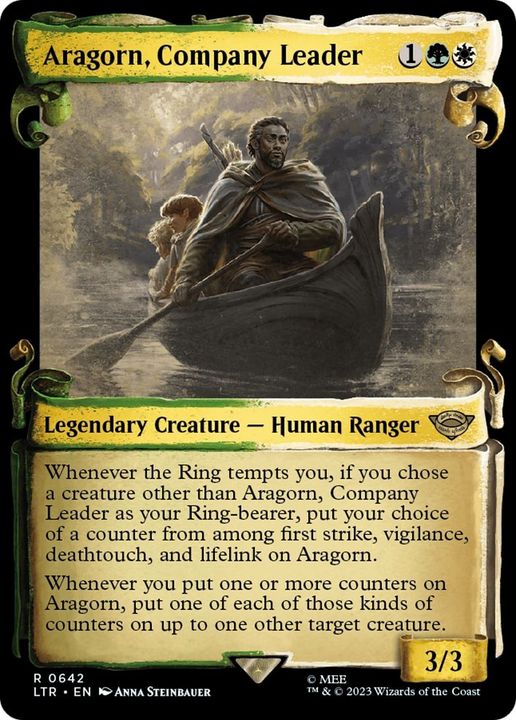 Aragorn, Company Leader in the group Magic the Gathering / Types / Colors / Multicolors / G, W at Proxyprinters.com (9181)