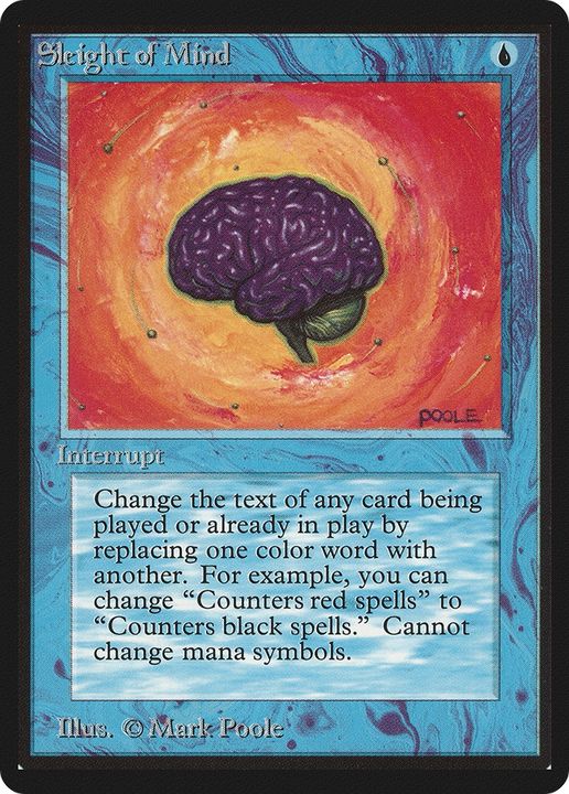 Sleight of Mind in the group Magic the Gathering / Sets / Limited Edition Beta at Proxyprinters.com (91811)