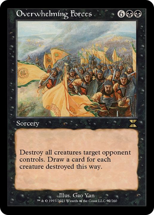 Overwhelming Forces in the group Magic the Gathering / Types / Colors / Black at Proxyprinters.com (91823)