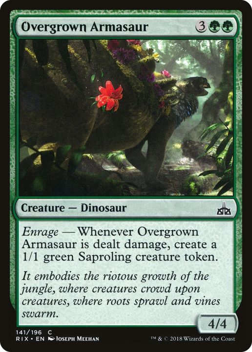 Overgrown Armasaur in the group Magic the Gathering / Types / Colors / Green at Proxyprinters.com (91848)