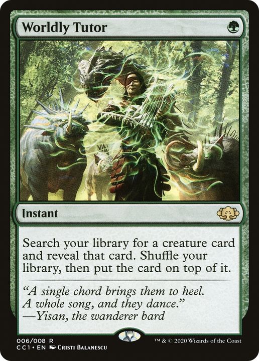 Worldly Tutor in the group Magic the Gathering / Types / Colors / Green at Proxyprinters.com (91854)