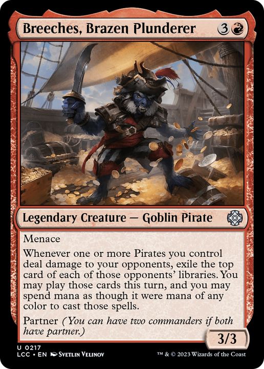 Breeches, Brazen Plunderer in the group Magic the Gathering / Types / Colors / Red at Proxyprinters.com (91856)