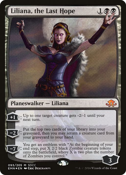 Liliana, the Last Hope in the group Magic the Gathering / Sets / San Diego Comic-Con 2016 at Proxyprinters.com (91858)