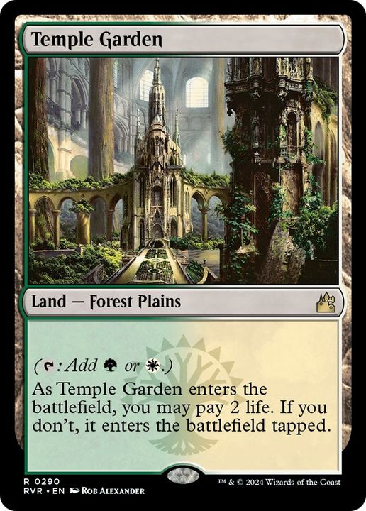 Temple Garden in the group Magic the Gathering / Types / Land / Forest at Proxyprinters.com (9188)