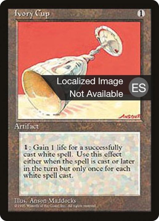 Ivory Cup in the group Magic the Gathering / Sets / Fourth Edition Foreign Black Border at Proxyprinters.com (91884)