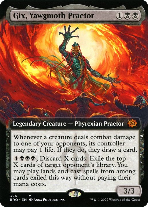 Gix, Yawgmoth Praetor in the group Magic the Gathering / Types / Colors / Black at Proxyprinters.com (91892)