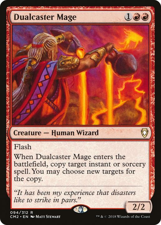 Dualcaster Mage in the group Magic the Gathering / Sets / Commander Anthology Volume II at Proxyprinters.com (91893)