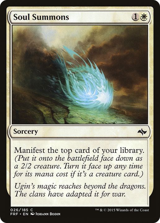 Soul Summons in the group Magic the Gathering / Types / Colors / White at Proxyprinters.com (91895)