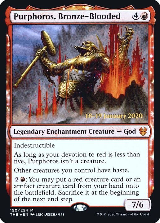 Purphoros, Bronze-Blooded in the group Magic the Gathering / Types / Enchantment / Legendary Enchantment at Proxyprinters.com (9191)