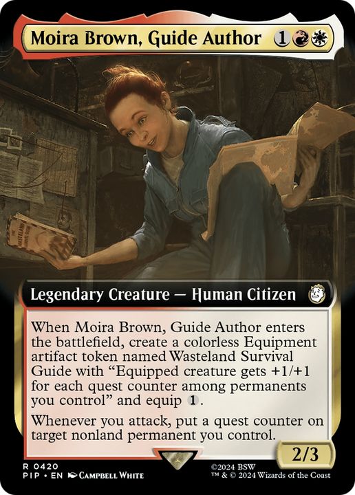 Moira Brown, Guide Author in the group Magic the Gathering / Types / Colors / Multicolors / R, W at Proxyprinters.com (91915)