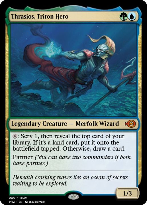 Thrasios, Triton Hero in the group Magic the Gathering / Sets / Magic Origins Clash Pack at Proxyprinters.com (9193)