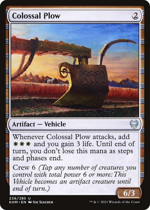 Colossal Plow in the group Magic the Gathering / Types / Artifacts / Artifact at Proxyprinters.com (91935)