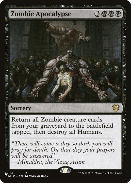 Zombie Apocalypse in the group Magic the Gathering / Types / Colors / Black at Proxyprinters.com (91940)