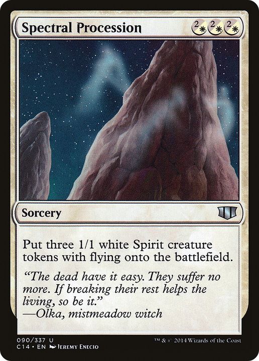 Spectral Procession in the group Magic the Gathering / Types / Colors / White at Proxyprinters.com (91950)