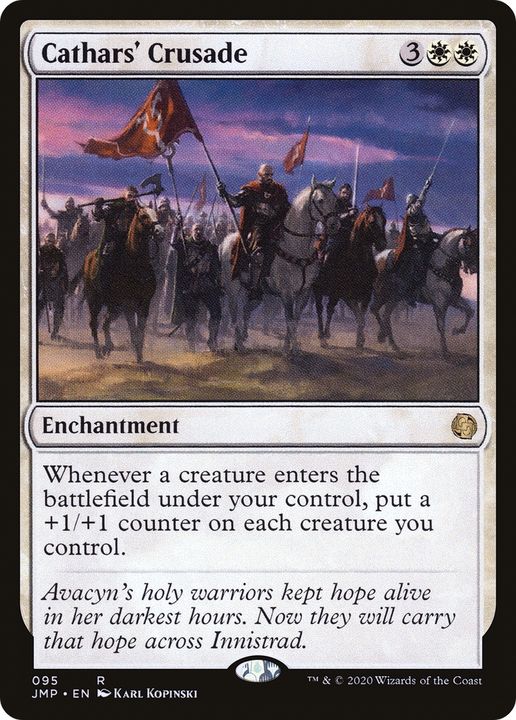 Cathars' Crusade in the group Magic the Gathering / Types / Enchantment / Enchantment at Proxyprinters.com (91956)