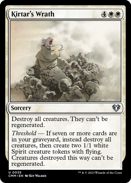 Kirtar's Wrath in the group Magic the Gathering / Types / Colors / White at Proxyprinters.com (91962)