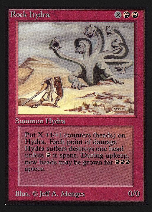 Rock Hydra in the group Magic the Gathering / Types / Colors / Red at Proxyprinters.com (91974)