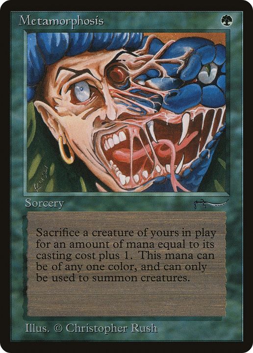 Metamorphosis in the group Magic the Gathering / Types / Colors / Green at Proxyprinters.com (91976)